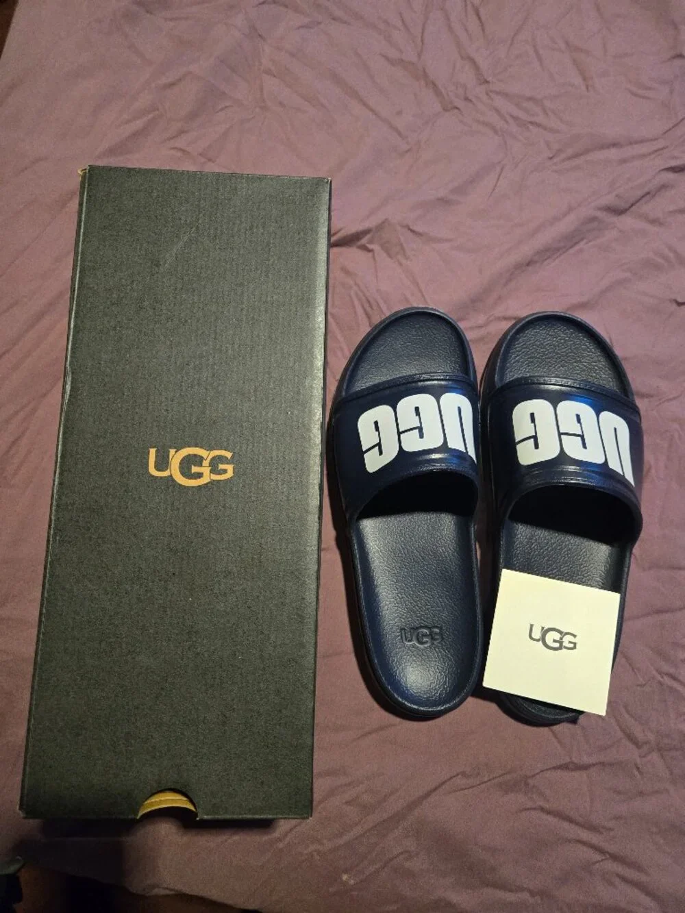 Mens UGG slides Size 10
